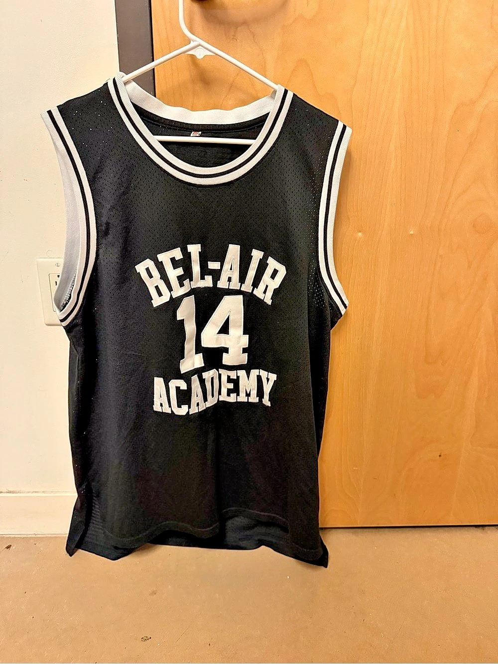 Bel-Air Academy 14 Basketball Jersey Black & White